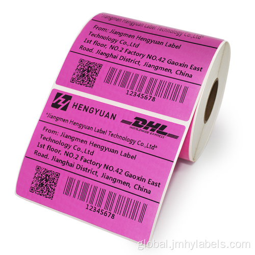 Zebra Compatible Direct Thermal Labels Colorfull thermal shipping label custom printing Manufactory